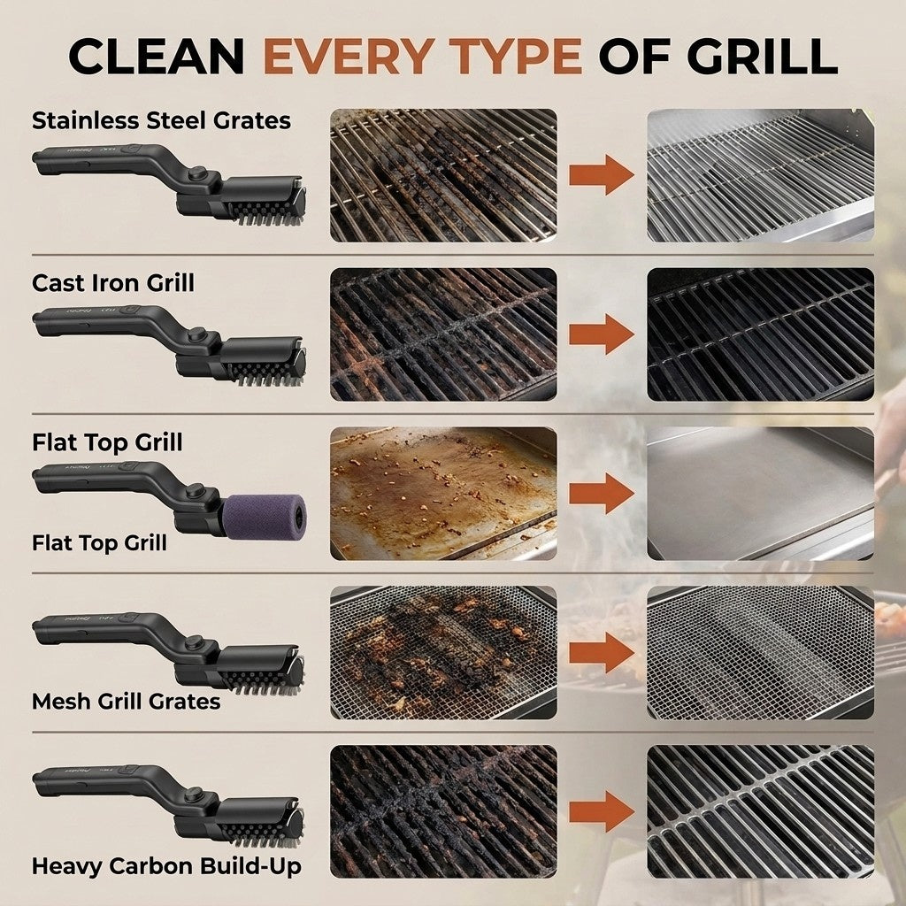 The Grill Mate Electric Brush