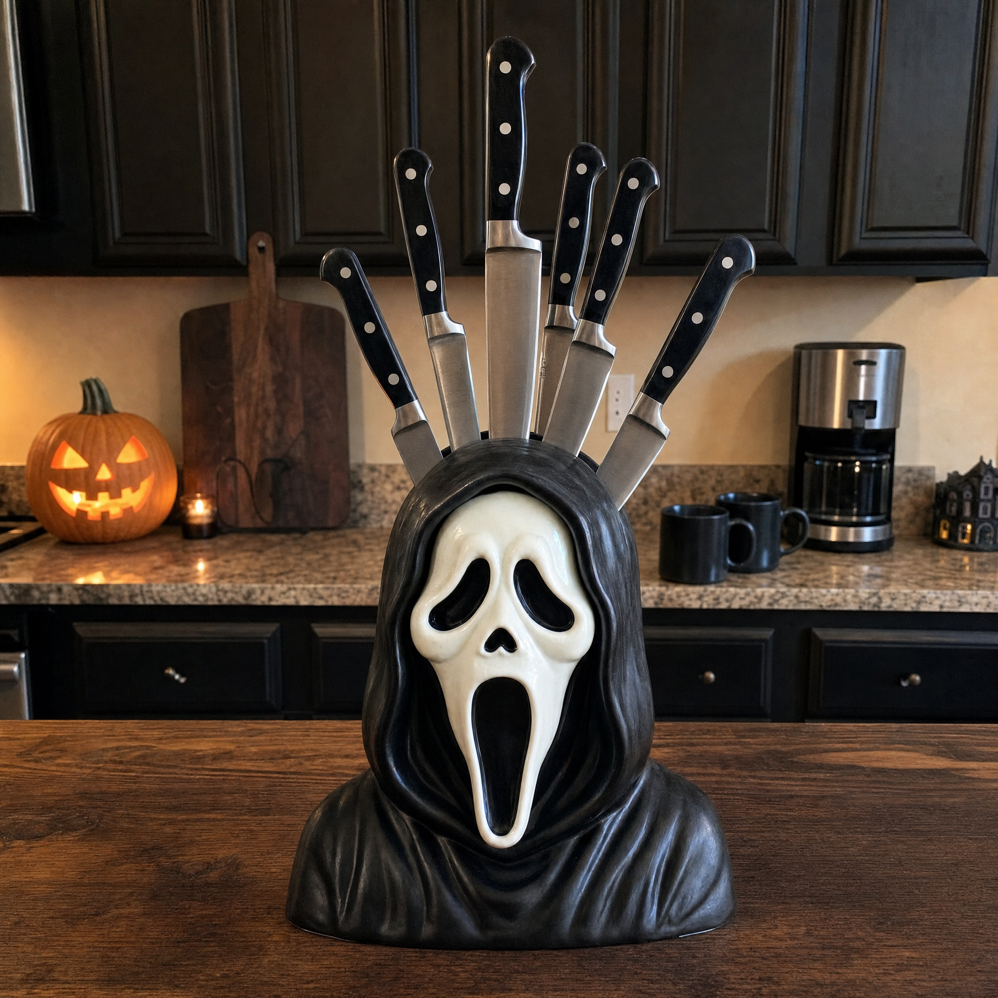 Aureove Horror Knife Block