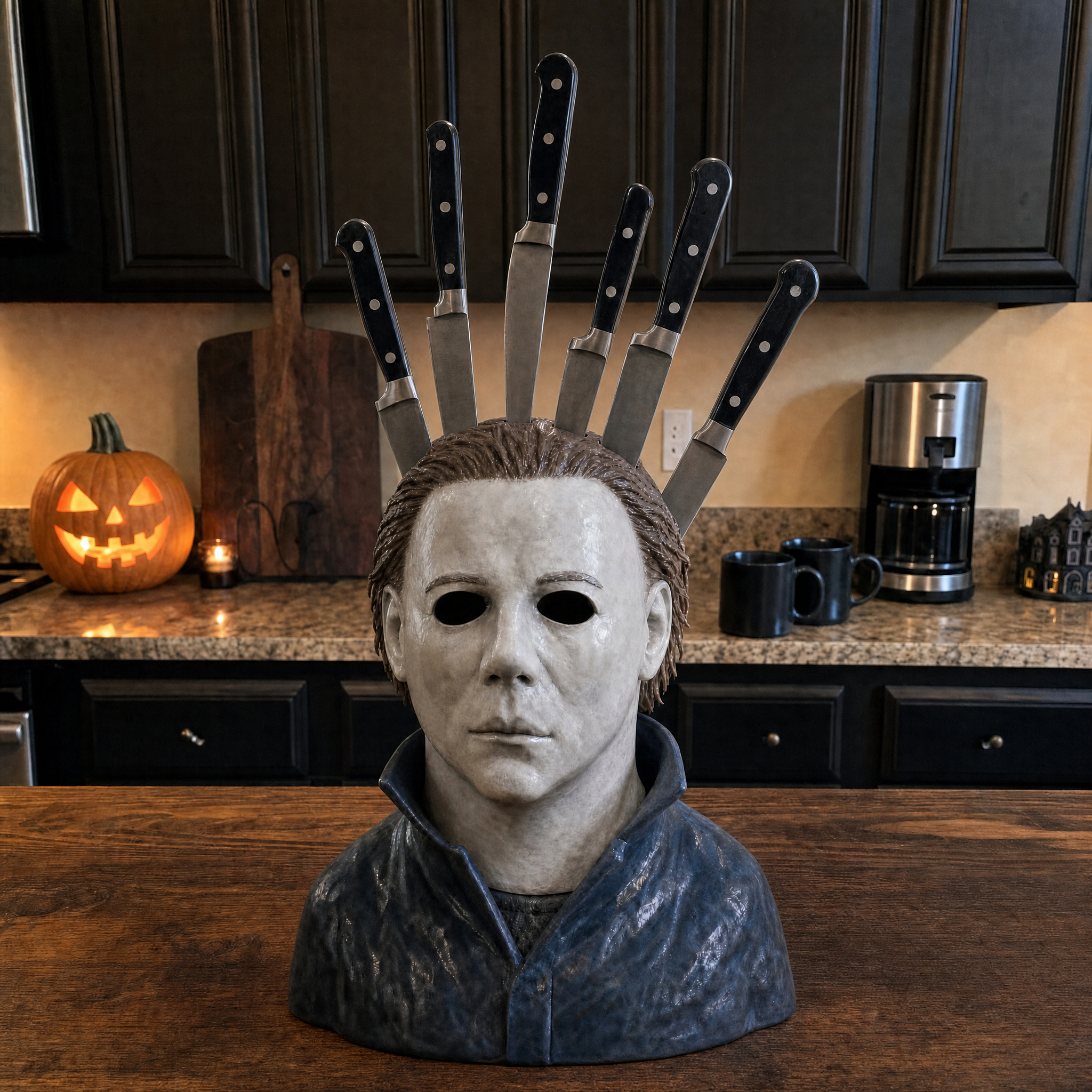 Aureove Horror Knife Block