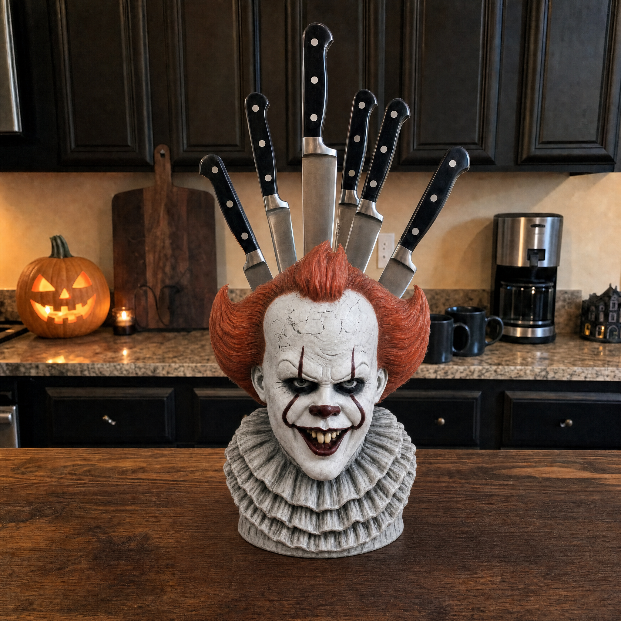 Aureove Horror Knife Block