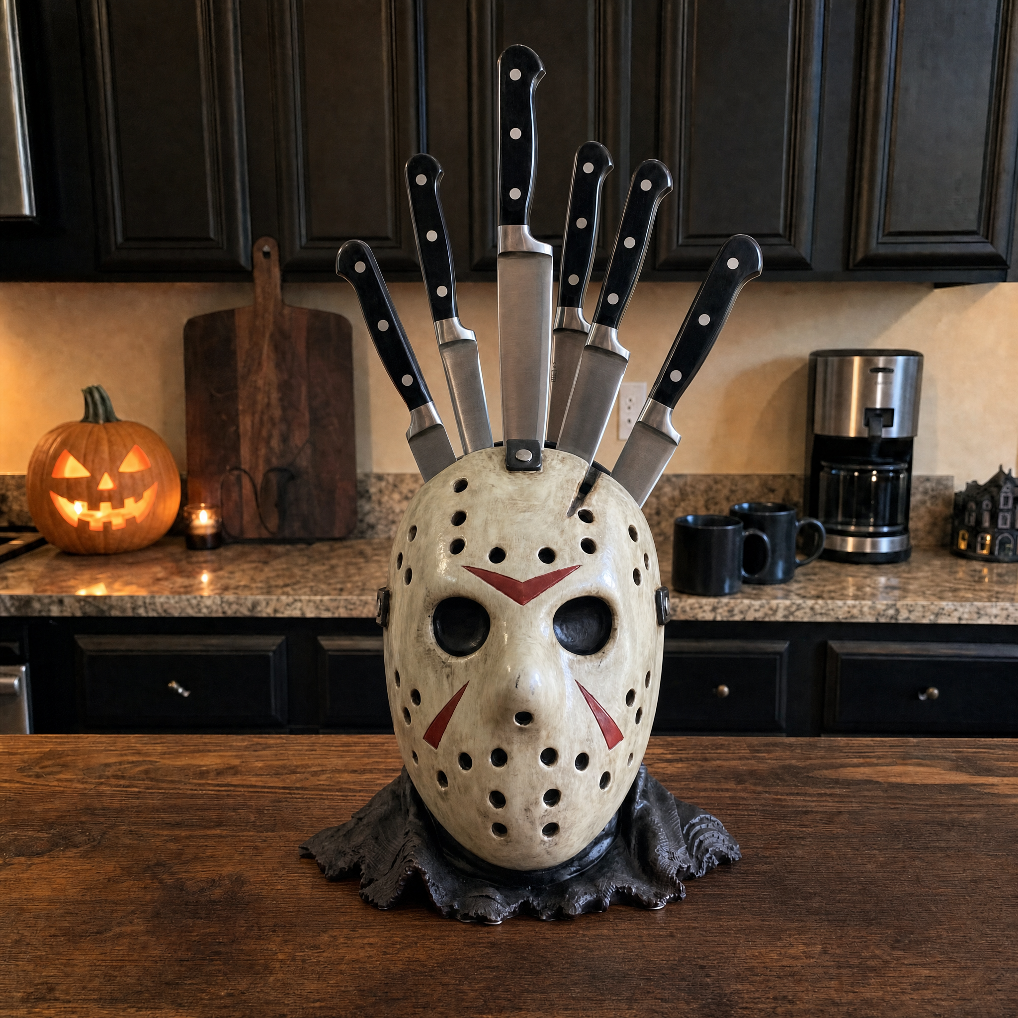Aureove Horror Knife Block