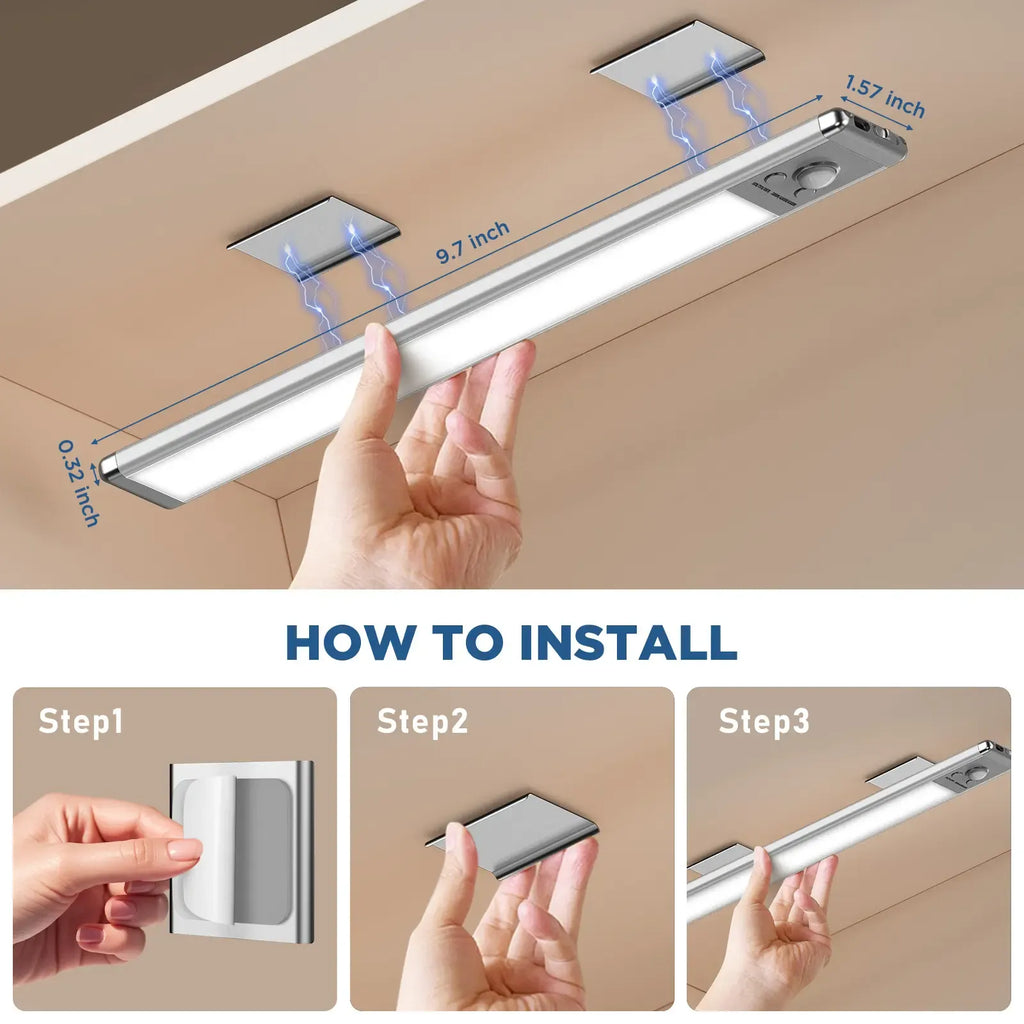 Dimmable Motion Sensor Under Cabinet Lights