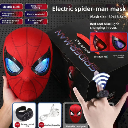 Cool RC Light-Up Hero Mask for Cosplay & Halloween