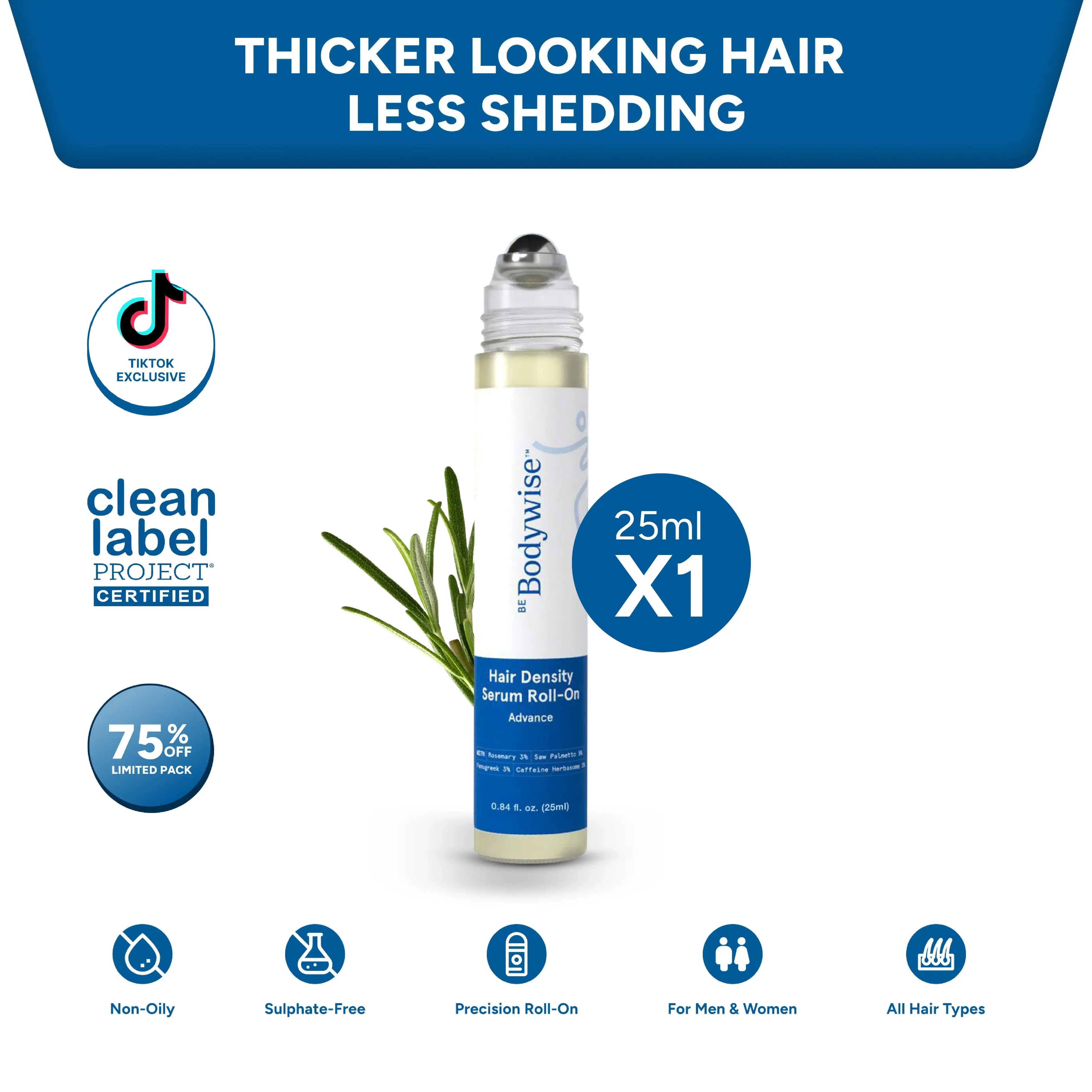 BeBodywise Rosemary Hair Growth Serum (Roll On)