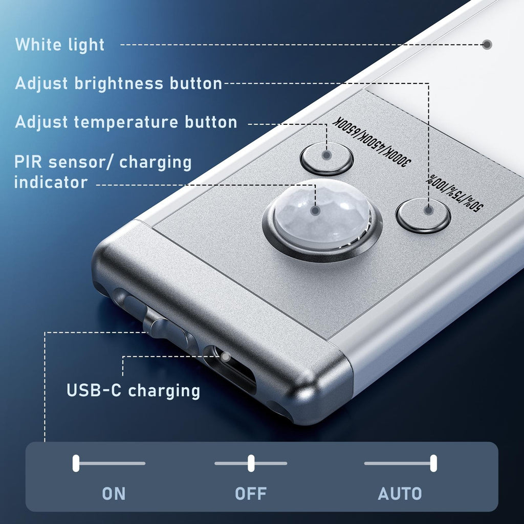 Dimmable Motion Sensor Under Cabinet Lights
