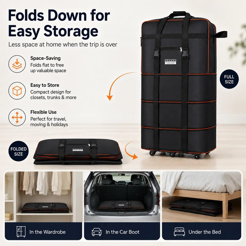 Lightweight Travel Foldable Suitcase