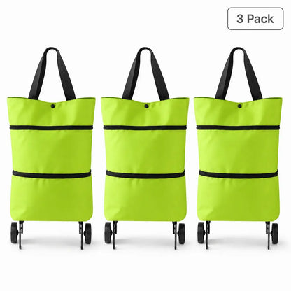 Foldable Shopping Trolley Bag with Wheels
