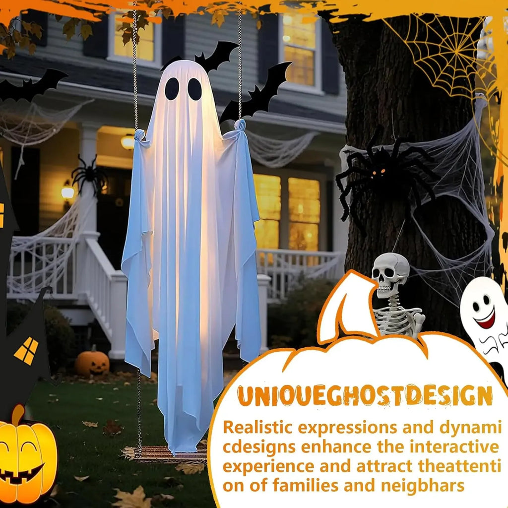 Halloween Hanging Ghost |  5FT Swinging Ghost