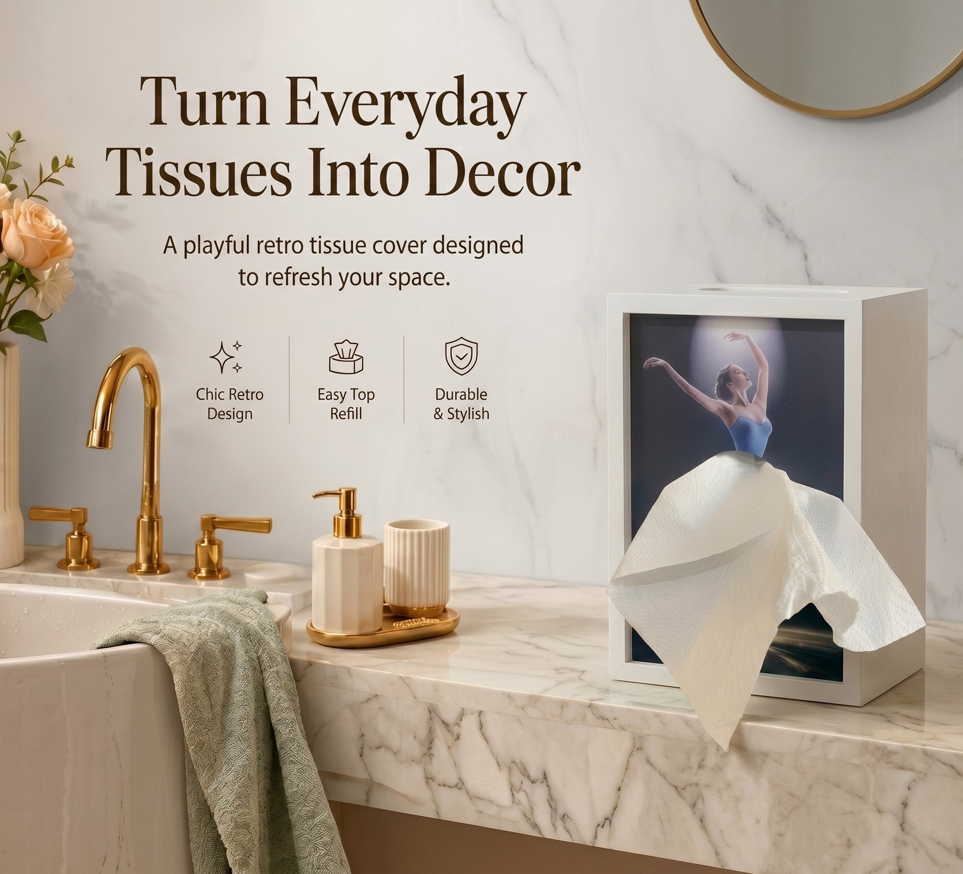 Aureove™ Fashion Tissue Box