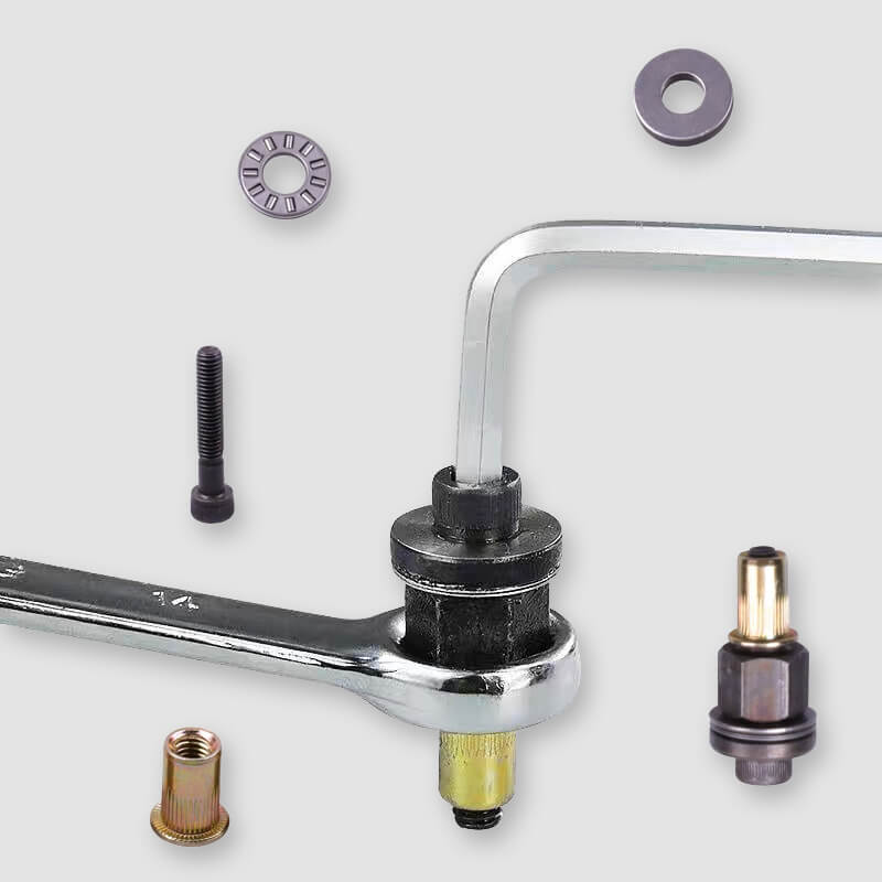 ⏳Time-Limited Special⏰Rivet Gun Head & Nutsert Cap Set | Heavy-Duty Steel Fastening Tool | Portable Kit for Automotive, Sheet Metal & Industrial Use